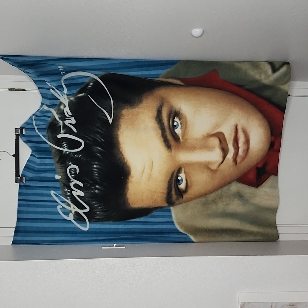 Elvis fleece blanket, fabric